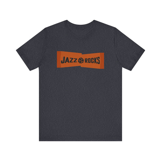 Jazz Rocks Unisex Tee with Vintage 45 RPM Adaptor