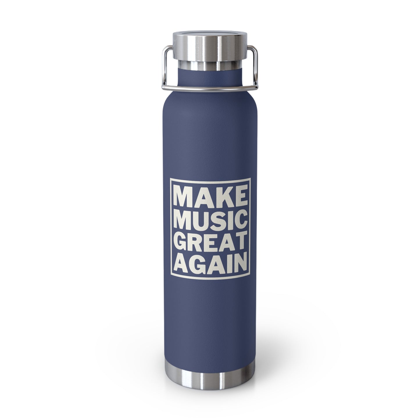 "Make Music Great Again" 22oz Vacuum Insulated Bottle (Blue)