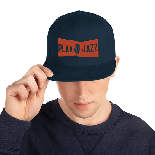 Play Jazz Flat Bill Cap (Black or Navy)